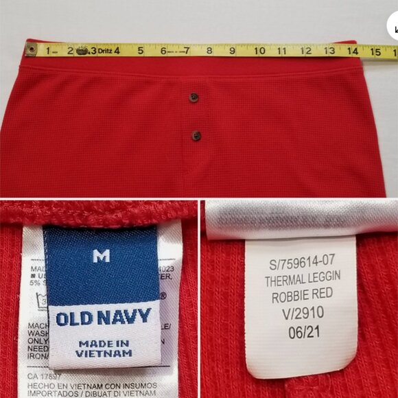 OLD NAVY Thermal Knit Pajama Leggings 6696E1M - Picture 5 of 6